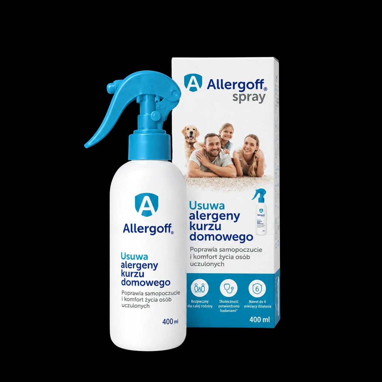 Allergoff Spray 400 ml z opakowaniem